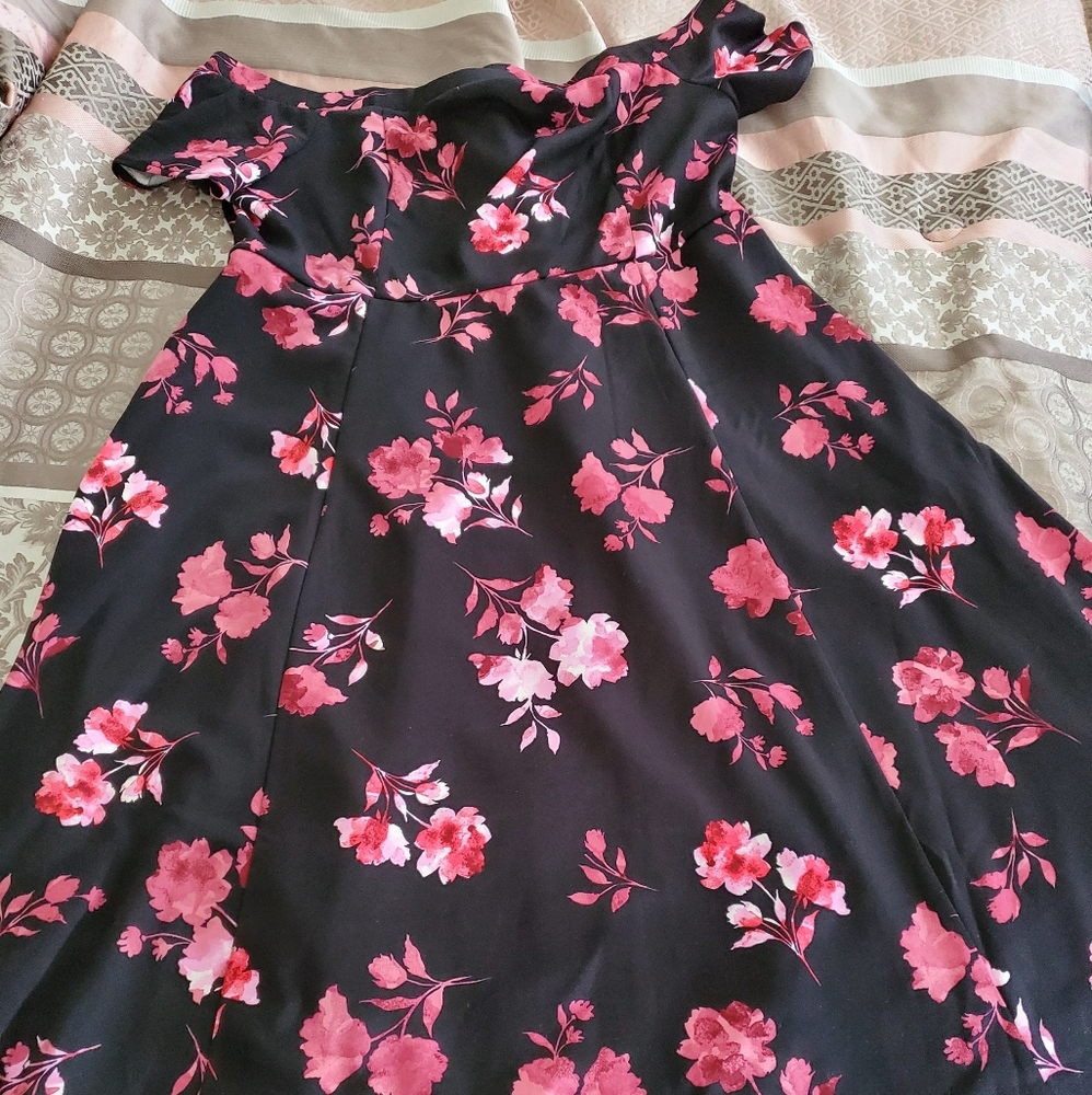 Torrid off shoulder dress